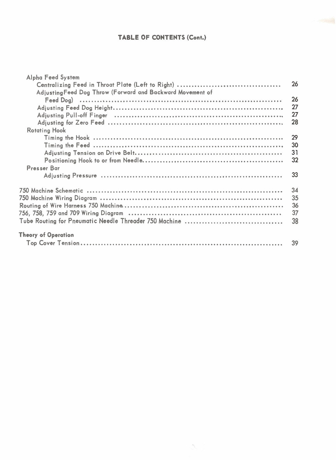 SINGER 750 Series Service Manual NOT User Manual - WIRE BOUND - TOUGH COVERS