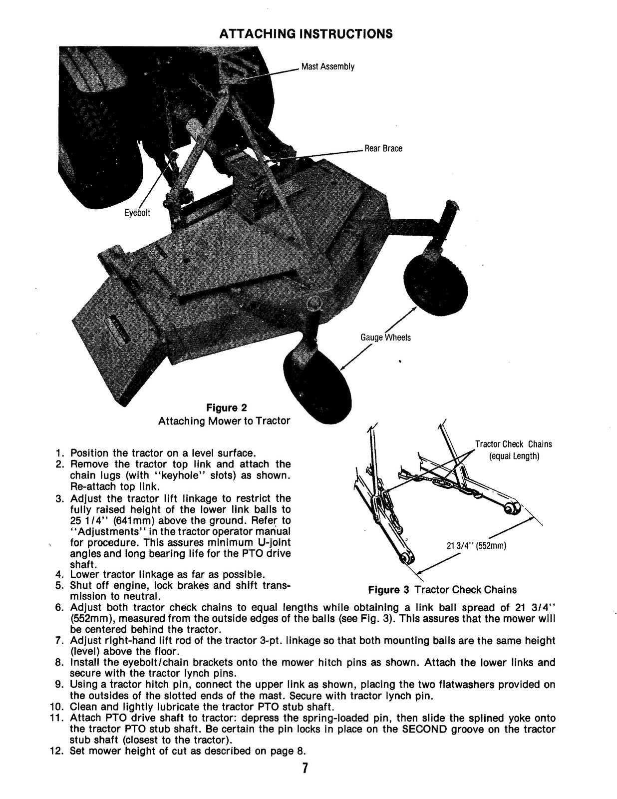KUBOTA  More Rear-Mount Mower Parts And Manual For B6100 B7100 Tractors - BOUND