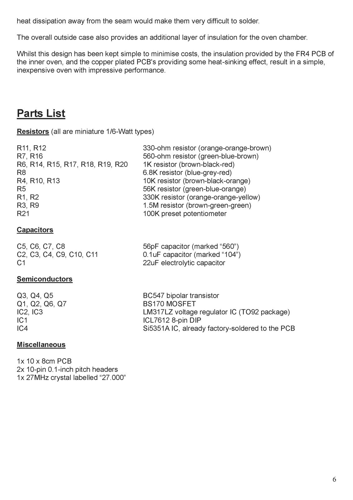 QRP LABS OCXO Si5351A Synthesiser Module Assembly Manual - WIRE BOUND - COVERS