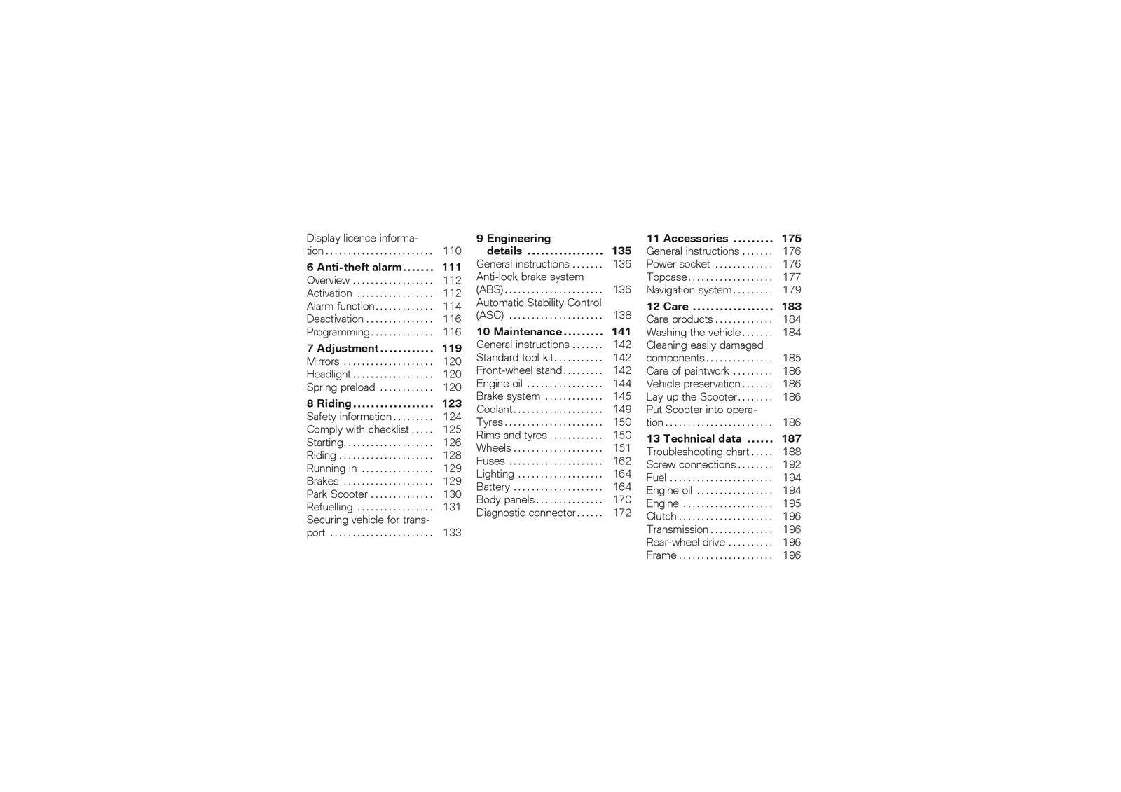 BMW C400 GT Motorcycle Owners Manual 2019 - STEEL WIRE BOUND - PROTECTIVE COVERS