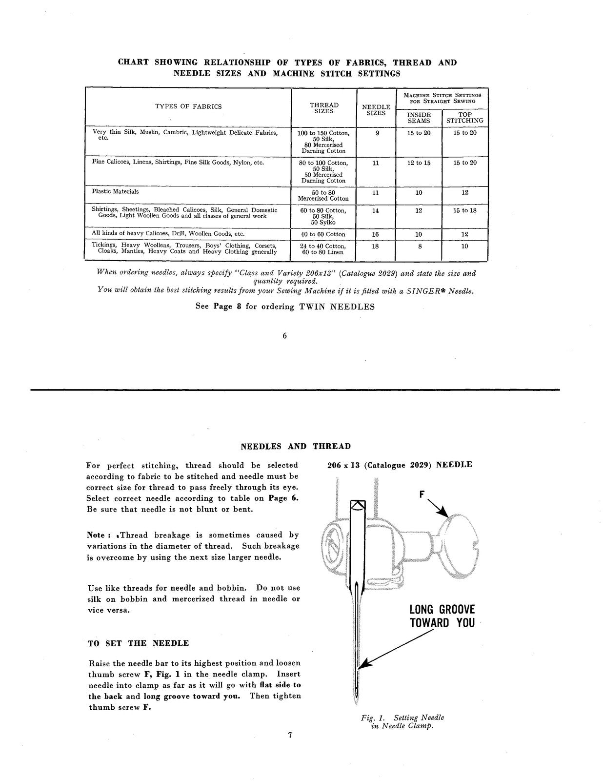 SINGER 306K 306W Sewing Machine Manual - STEEL WIRE BOUND - TOUGH COVERS