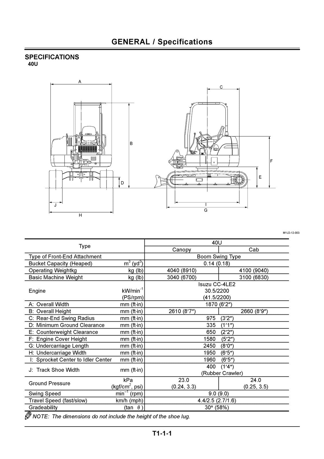 HITACHI ZAXIS 40u 50u Service Workshop Technichal Manual, FOLDOUTS
