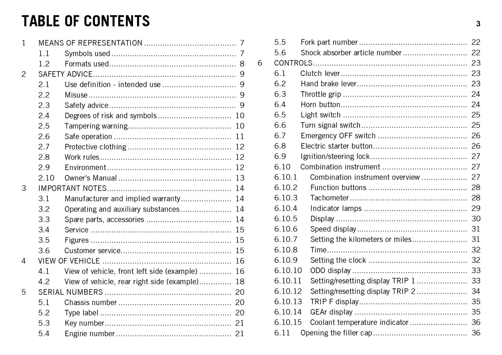 KTM 690 Enduro R Owners Manual 2017 - STEEL WIRE BOUND - PROTECTIVE COVERS