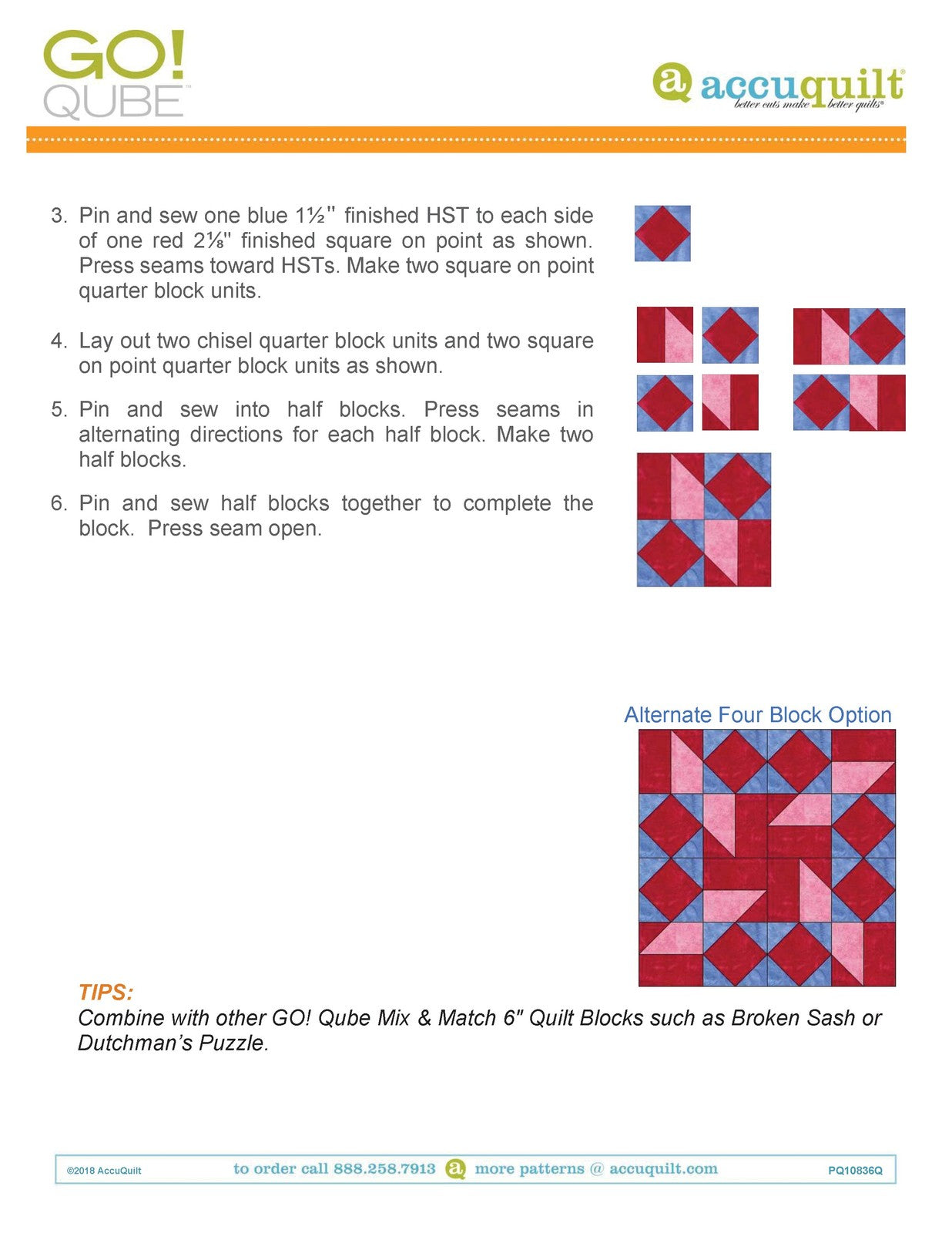 ACCUQUILT Go Qube 6" Corners - STEEL WIRE BOUND - PROTECTIVE COVERS