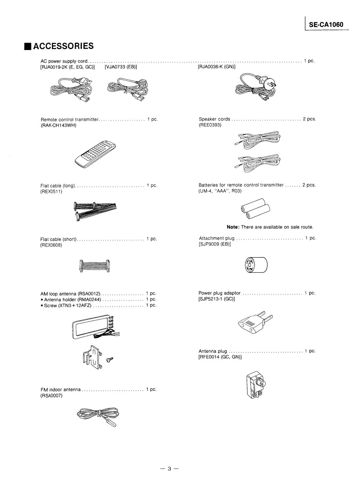 TECHNICS SE-CA1060 Stereo Amplifier Service Manual - WIRE BOUND - TOUGH COVERS