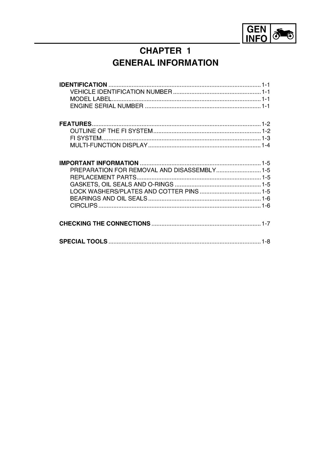 YAMAHA YZF-R15 V2 Motorcycle Service Manual 2014 - BOUND - COVERS - XL FOLDOUTS