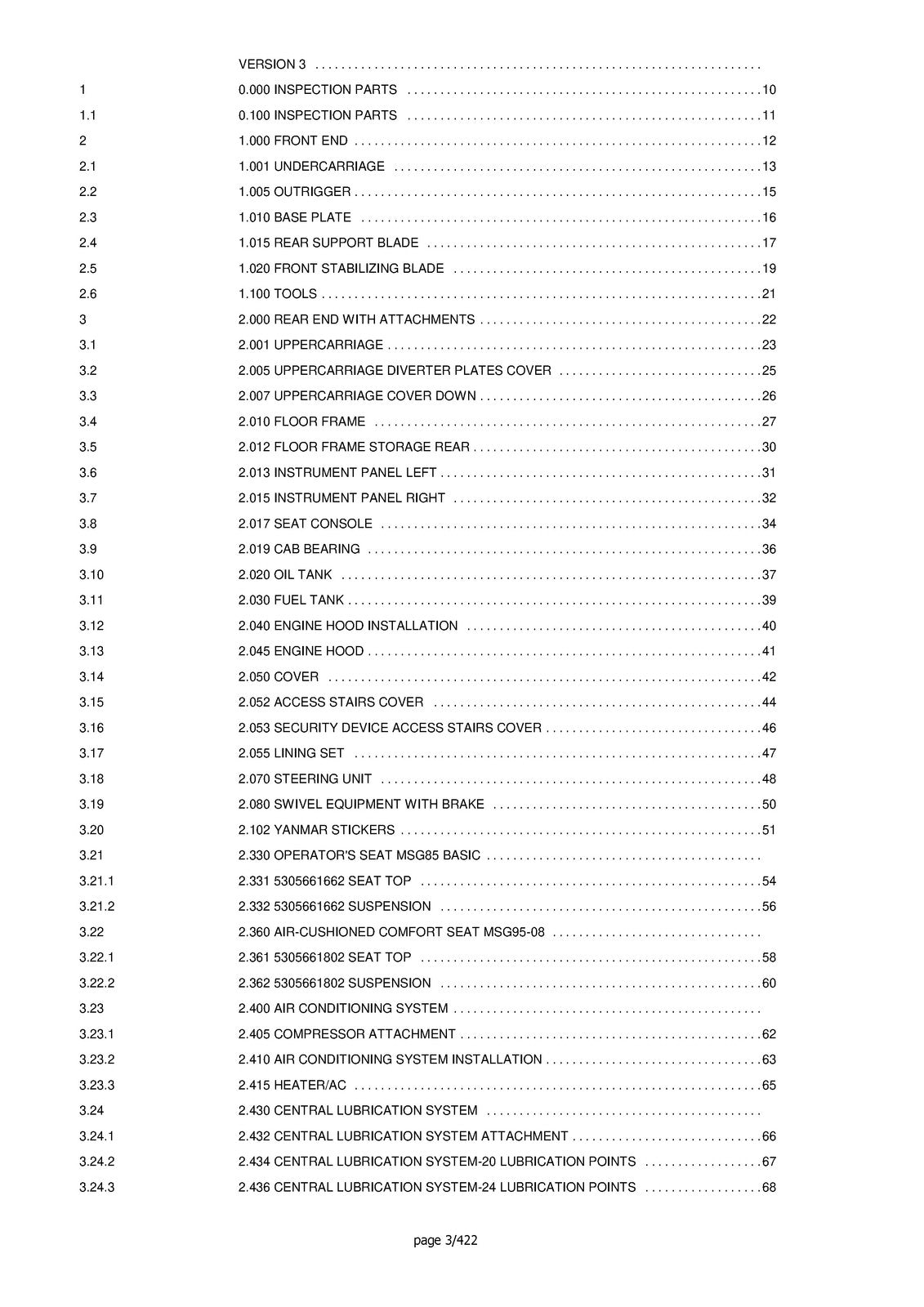YANMAR B75W Wheeled Excavator Parts Catalog Manual - WIRE BOUND - TOUGH COVERS