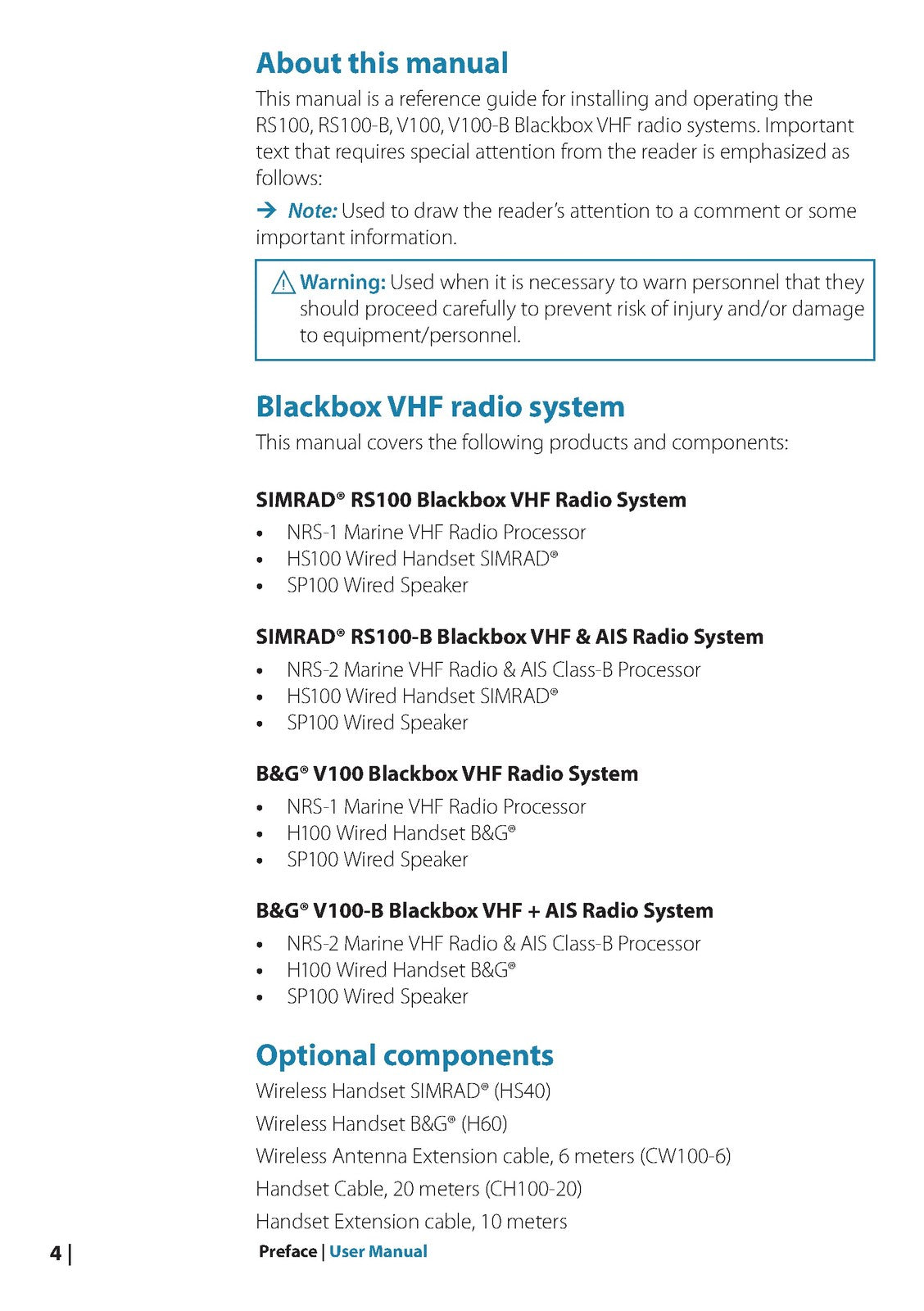 SIMRAD RS100 V100 VHF Radio User Manual - STEEL WIRE BOUND - PROTECTIVE COVERS