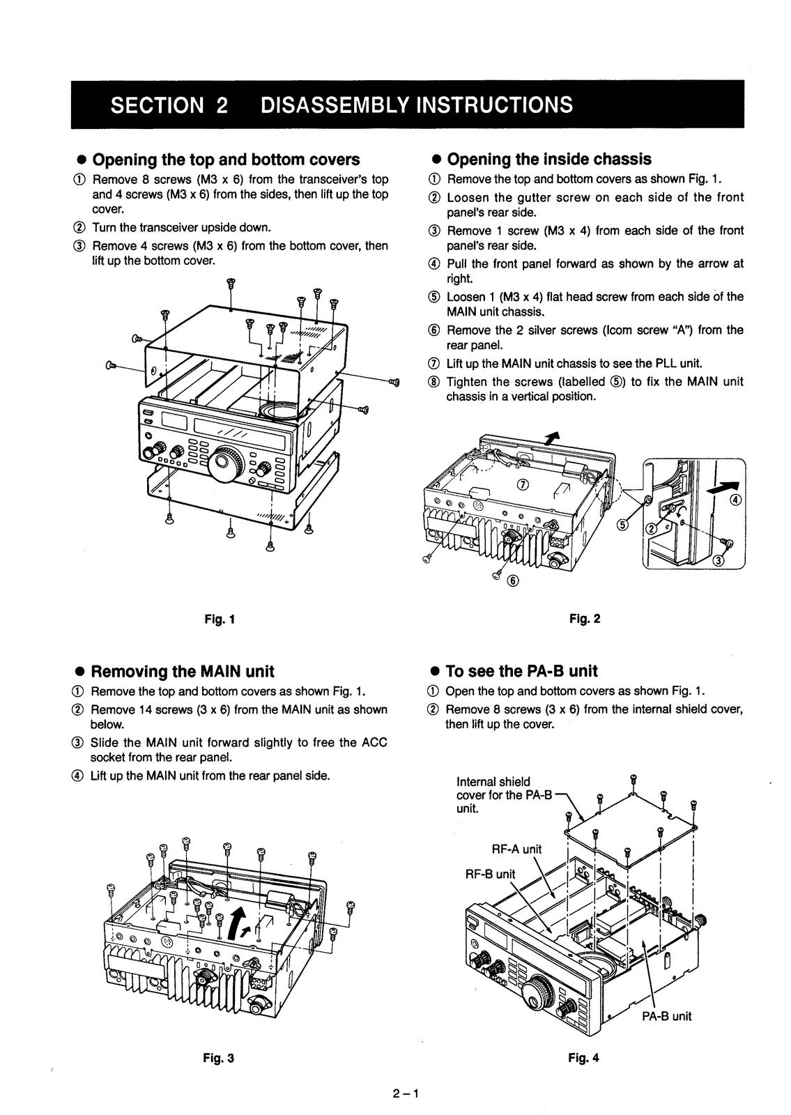 ICOM IC-820H Transceiver Service Manual - BOUND - COVERS - XL FOLDOUT PAGES