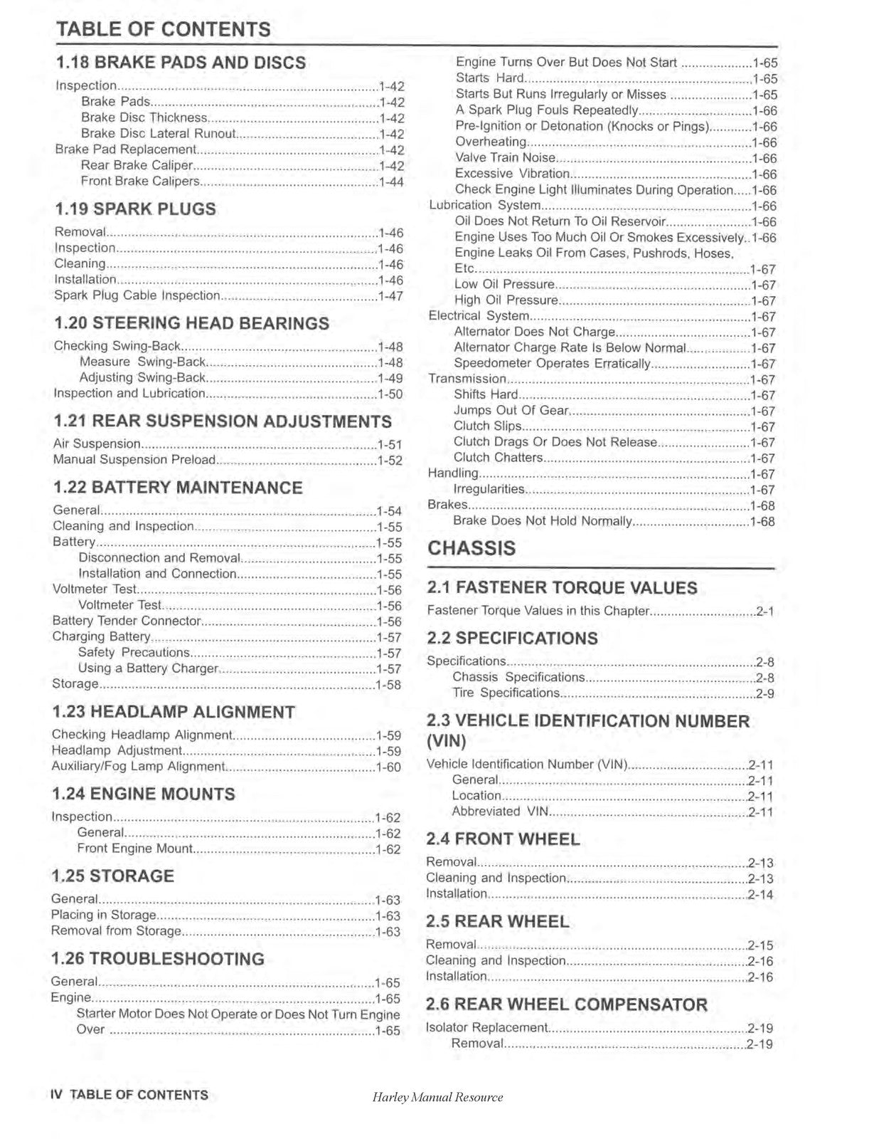 HARLEY-DAVIDSON FLHR FLHX FLHXS FLHTK FLHTCU Touring Service Manual 2014