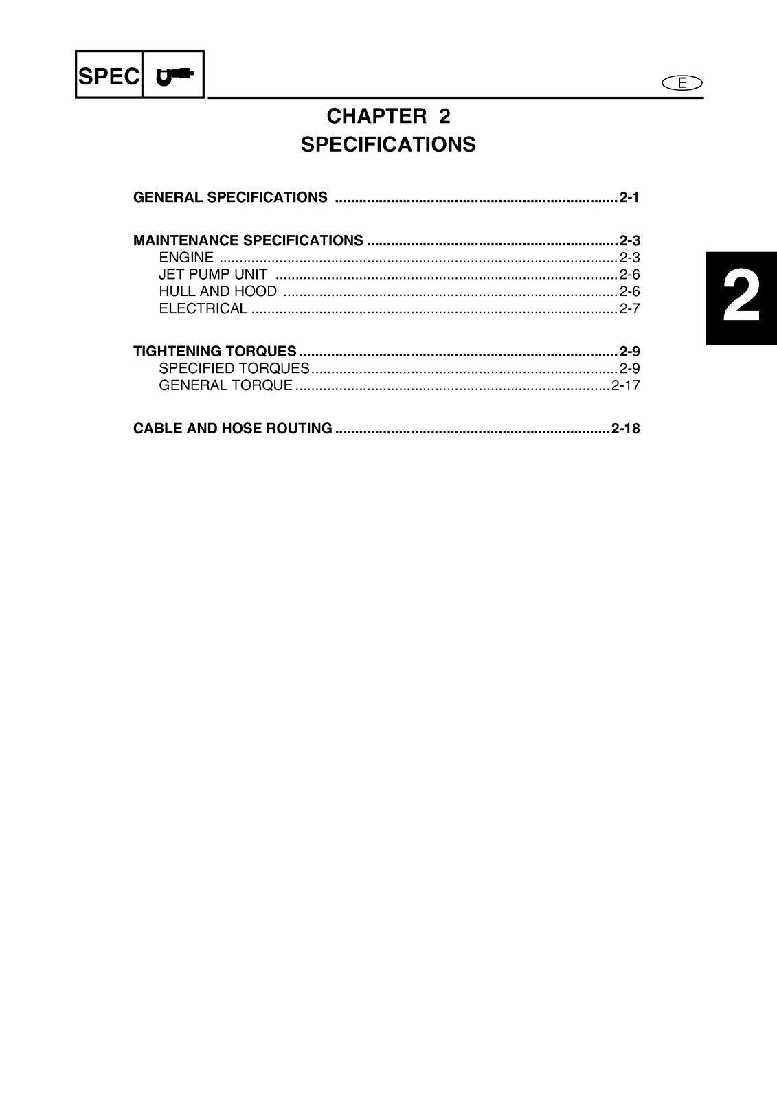 YAMAHA WaveRunner FX High Output Cruiser HO Service Manual, FOLDOUTS