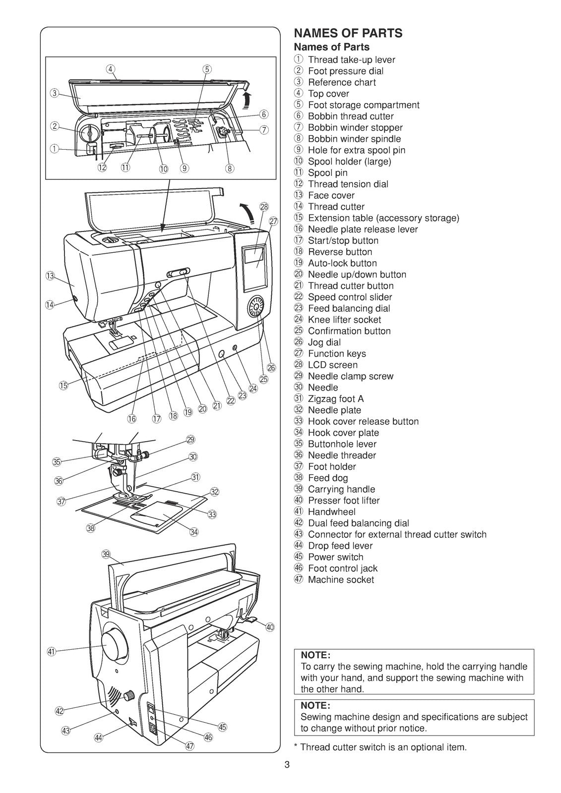 JANOME Horizon Memory Craft Special Edition 8900QCP Instruction Manual - BOUND