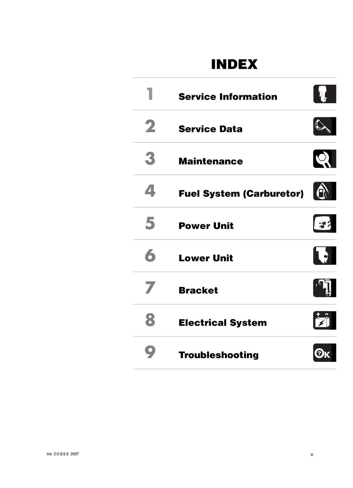 TOHATSU MFS 2 25 34A Models Service Manual - STEEL WIRE BOUND - TOUGH COVERS