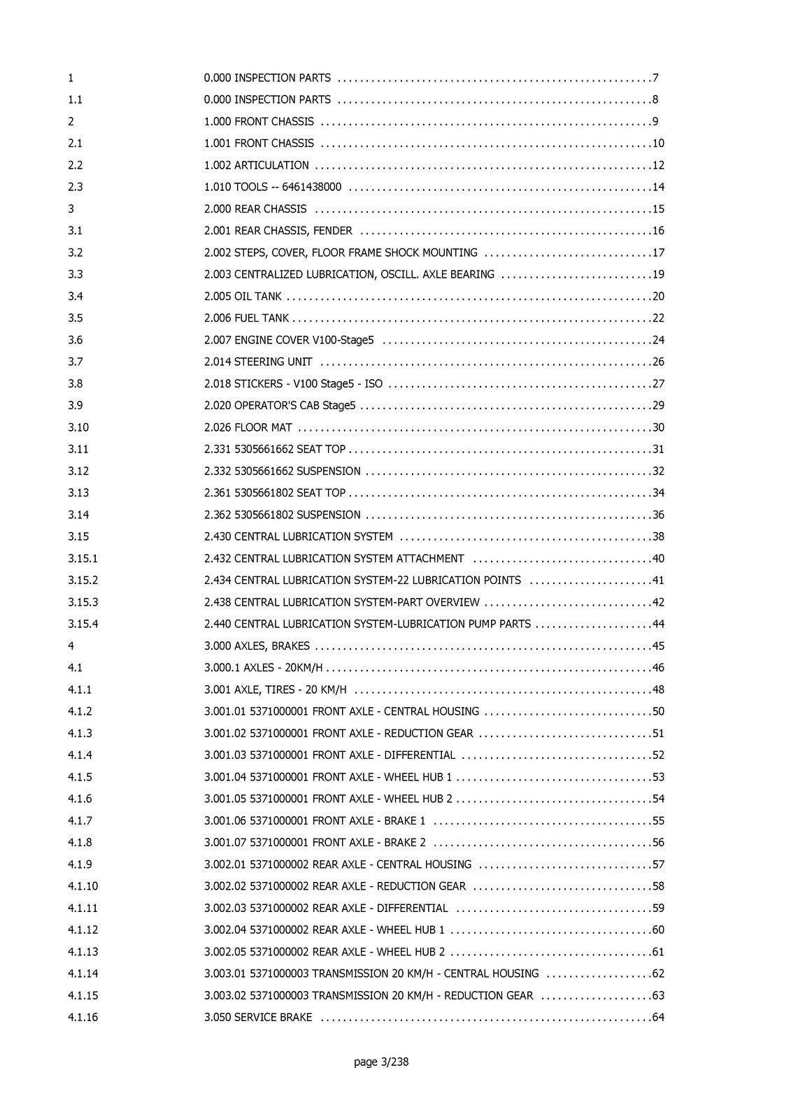 YANMAR V100 Wheel Loader Parts Catalog Manual SN YCG0V10000500103 Up - BOUND