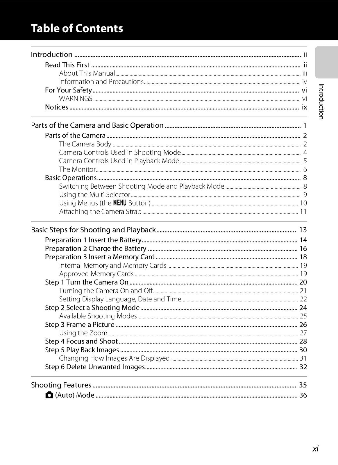 NIKON COOLPIX S2750 Digital Camera Reference Manual - WIRE BOUND - TOUGH COVERS