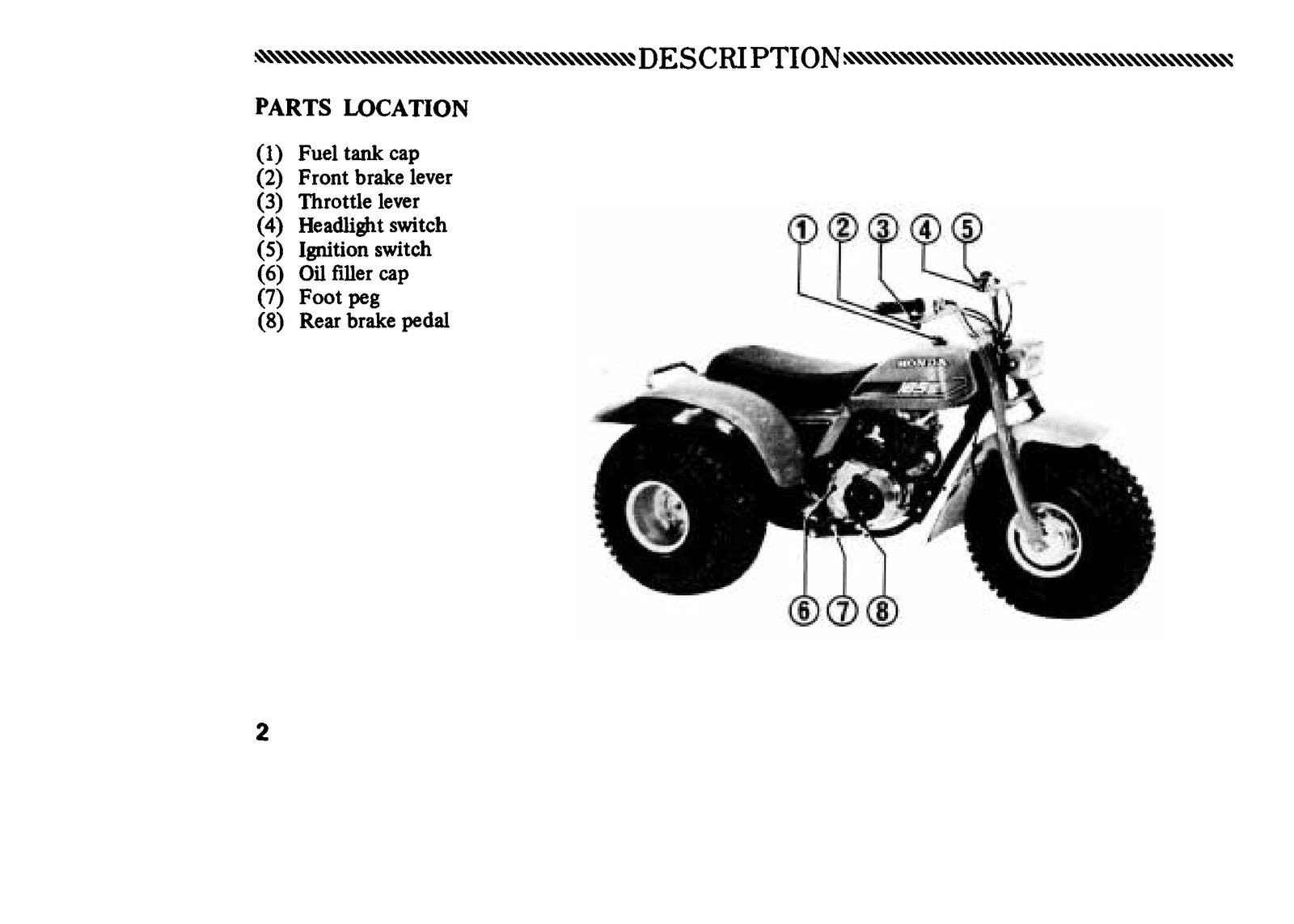 HONDA ATC185S Three Wheeler Owners Manual 1982 - STEEL WIRE BOUND - TOUGH COVERS