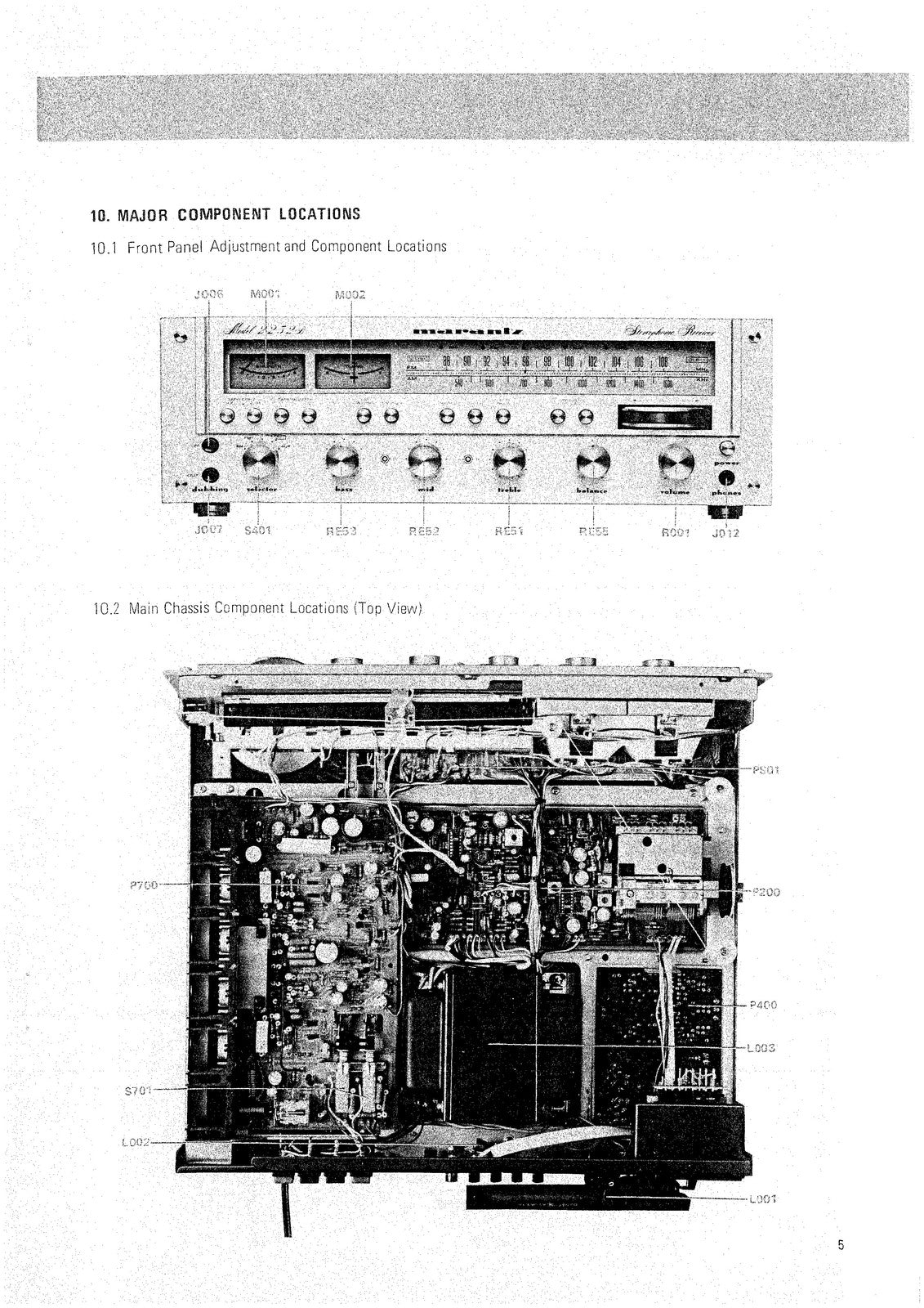 MARANTZ 2252B Stereophonic Receiver Service Manual - WIRE BOUND - TOUGH COVERS