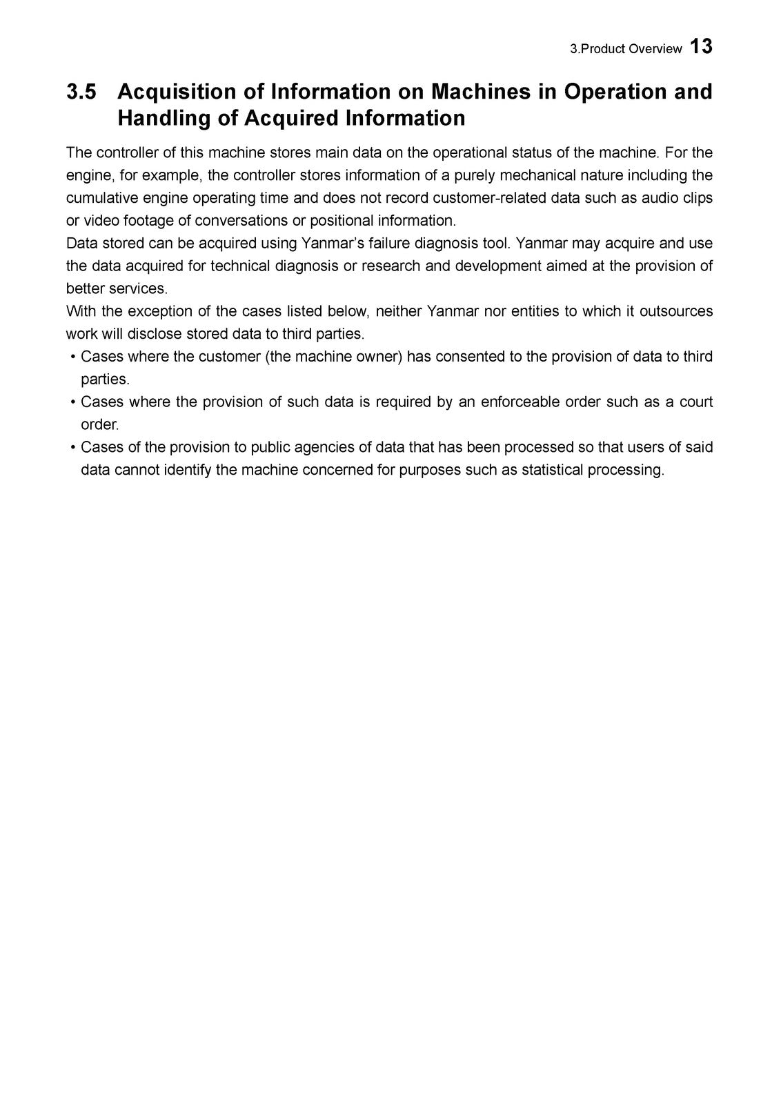 YANMAR ViO50-6B ViO55-6B Excavator Operation  Maintenance Manual - WIRE BOUND