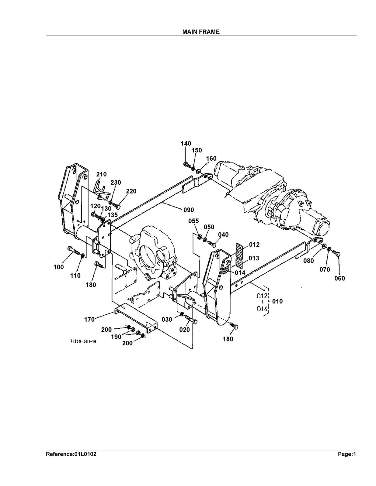 KUBOTA LA681 Front Loader Illustrated Parts List Manual - WIRE BOUND - COVERS