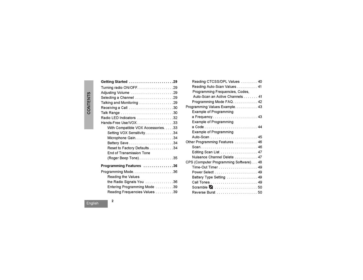 MOTOROLA RM Series RMU2080 RMV2080 Two-Way Radio User Guide Manual 2013 - BOUND