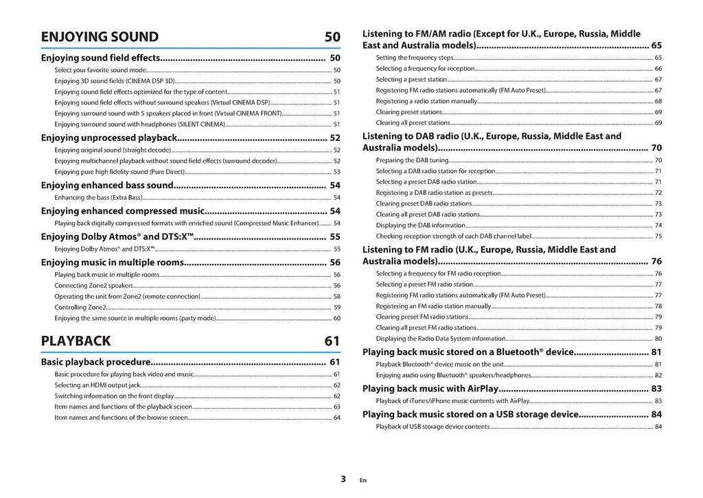 YAMAHA AVENTAGE RX-A880 AV Receiver Owners Manual - WIRE BOUND - TOUGH COVERS