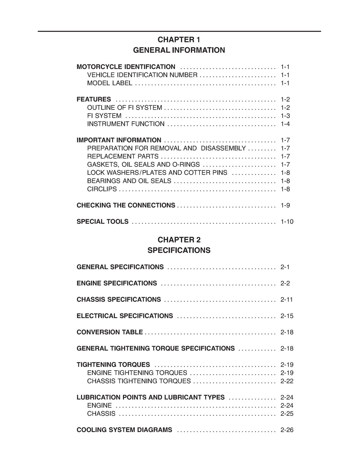 YAMAHA YZF-R6R YZF-R6SR YZF-R6RC YZF-R6SRC Service Manual 2002, FOLDOUTS