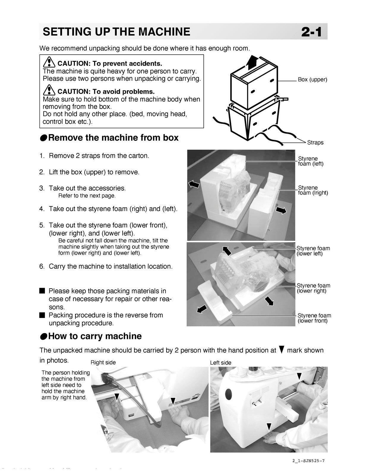 HAPPY JAPAN HCH-701 Embroidery Machine Manual w Quick Ref Foldout BOUND & COVERS