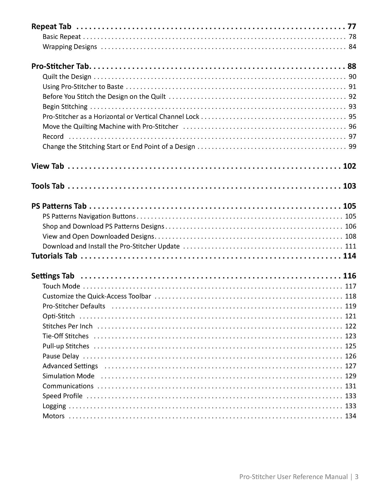 HANDI QUILTER Pro-Stitcher Premium User Reference Manual 2023 - WIRE BOUND
