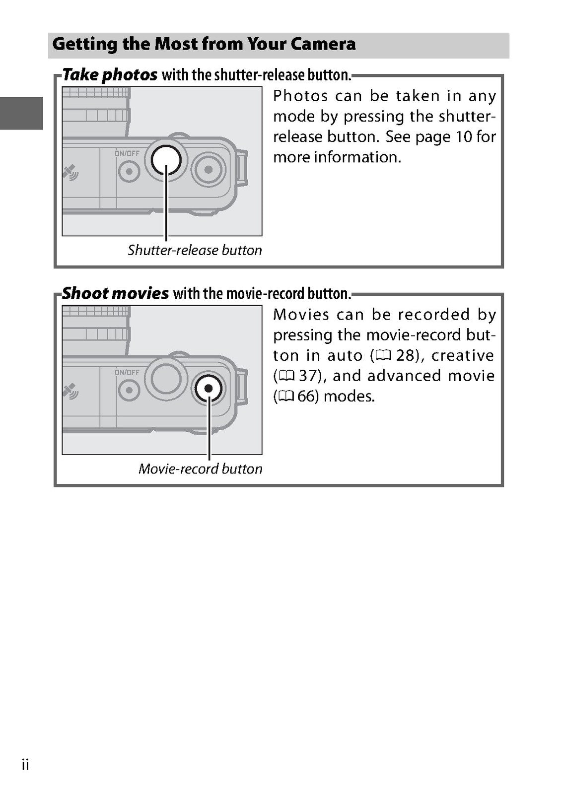 NIKON 1 AW1 Digital Camera Reference Manual - STEEL WIRE BOUND - TOUGH COVERS
