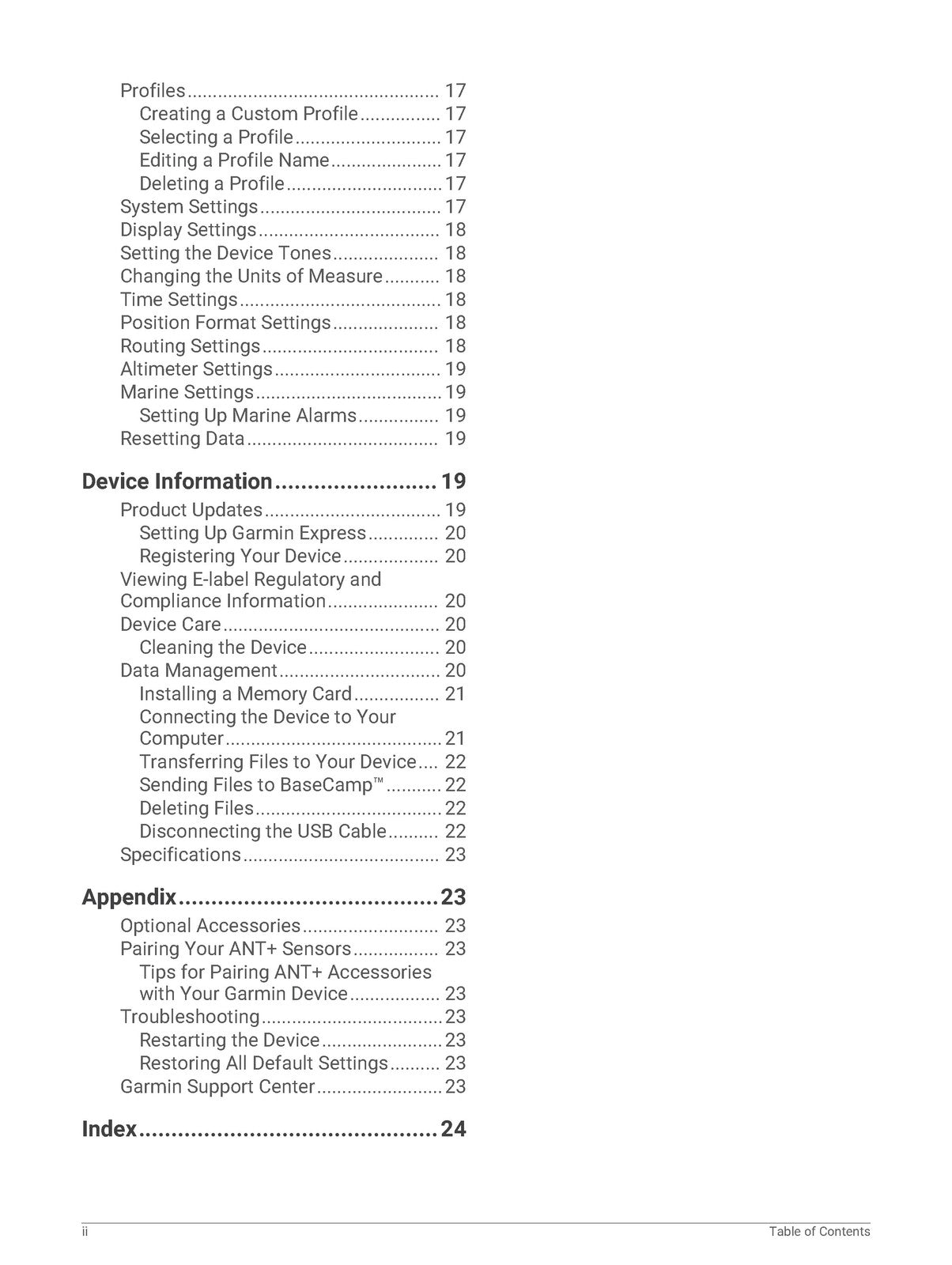 GARMIN eTrex 10 20 20x 30 30x Owners Manual 2020 - WIRE BOUND - TOUGH COVERS