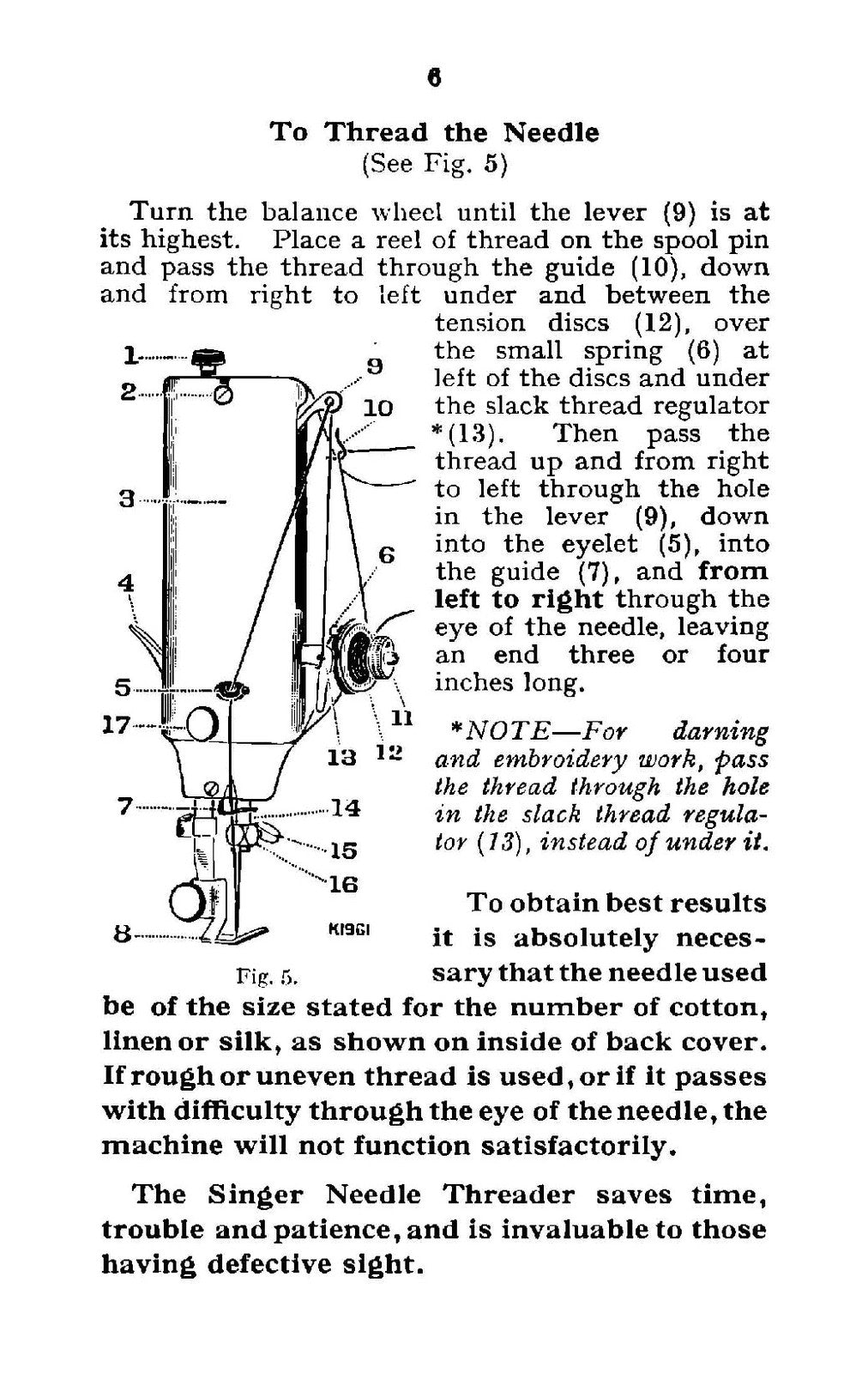SINGER 99 Sewing Machine Instruction Manual - STEEL WIRE BOUND - TOUGH COVERS