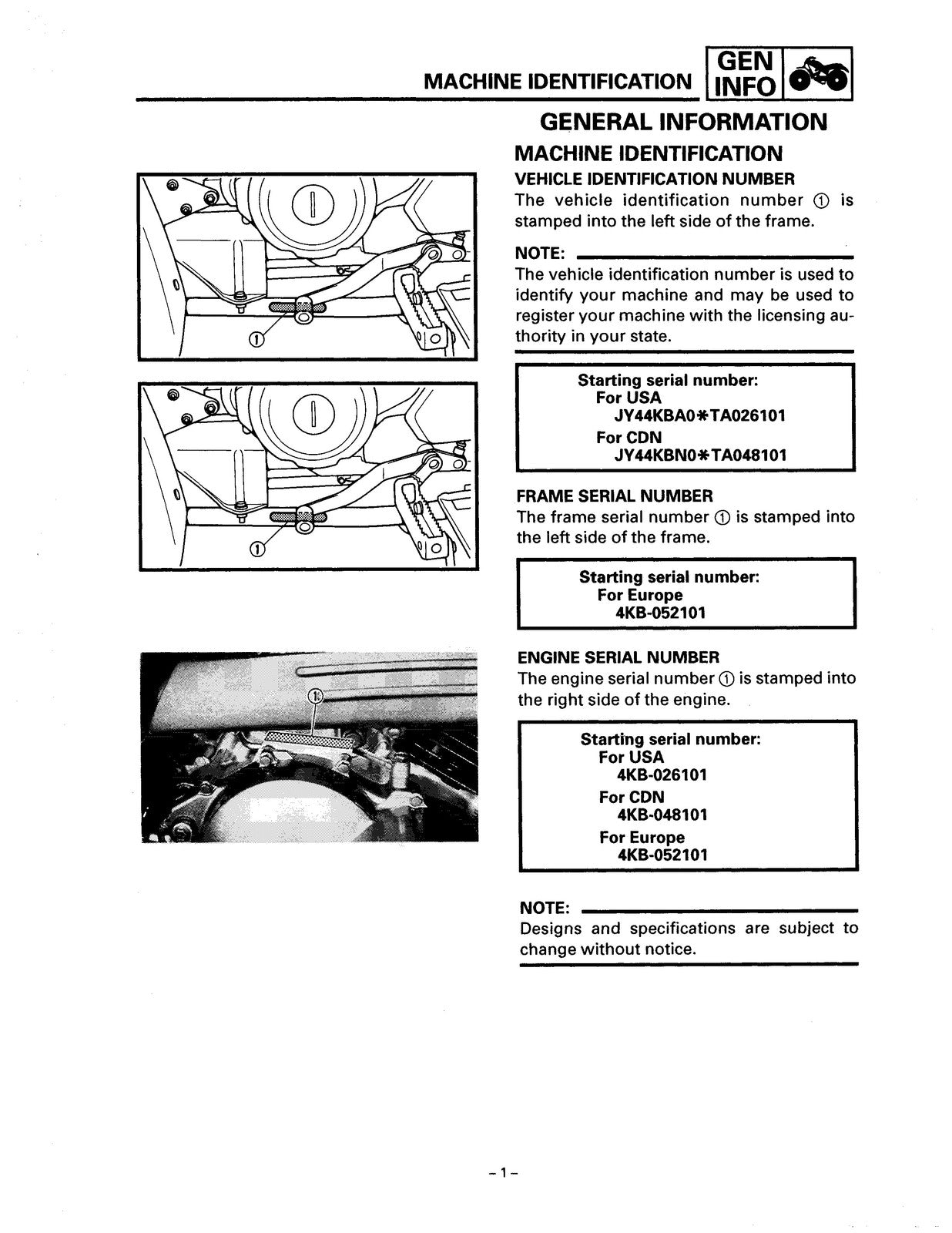 YAMAHA Wolverine 350 YFM35FX ATV Service Manual - BOUND - COVERS - XL FOLDOUTS