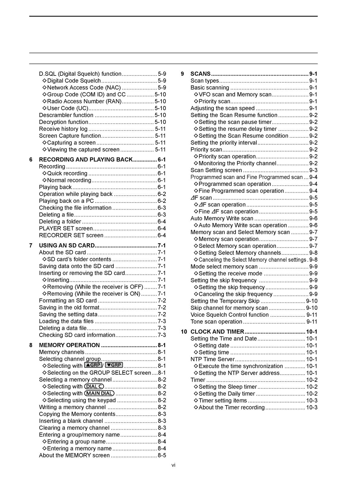 ICOM IC-R8600 Communications Receiver Instruction Manual - WIRE BOUND - COVERS