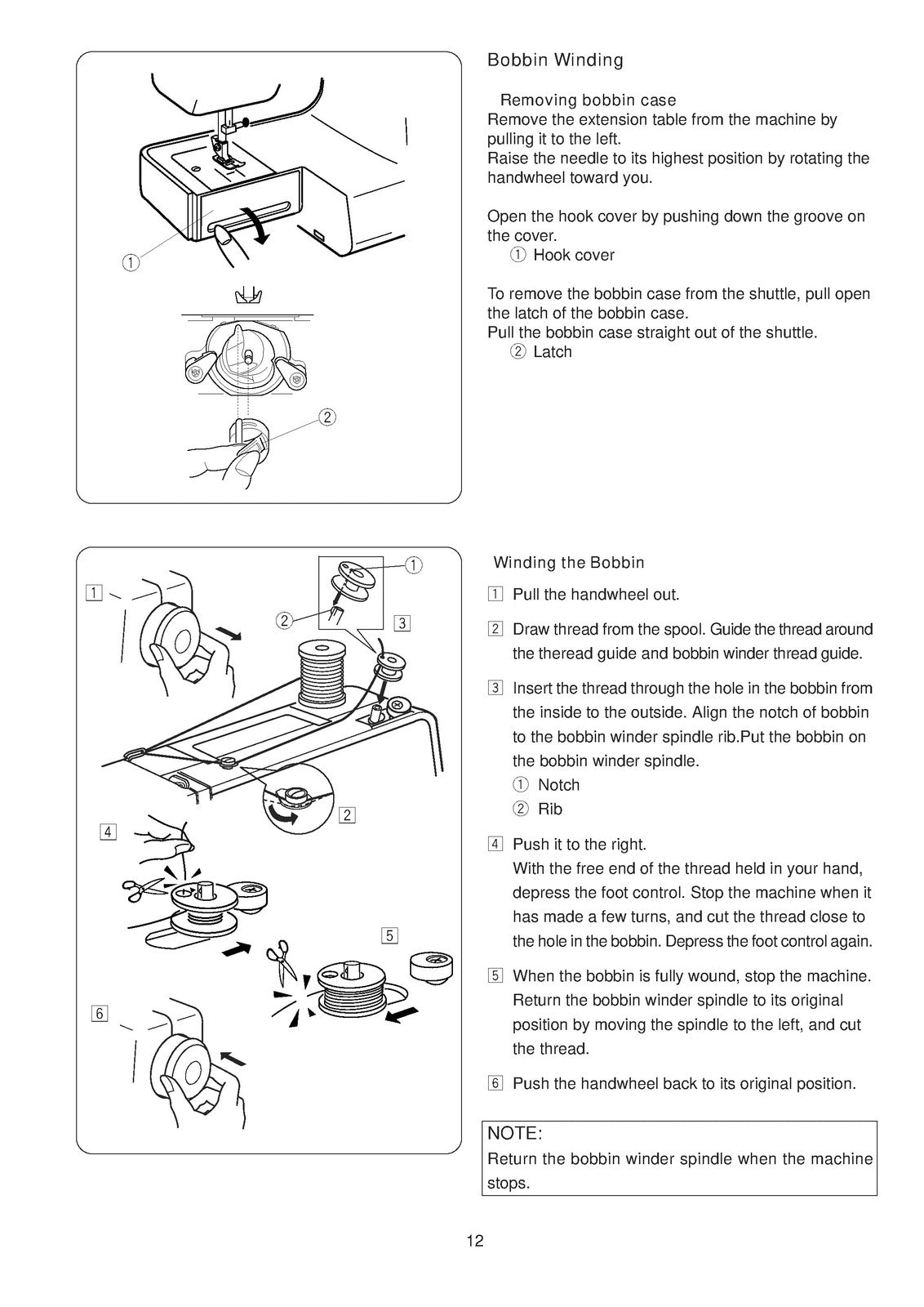 ALFA Compakt 100 Sewing Machine Instruction Book Manual - WIRE BOUND - COVERS