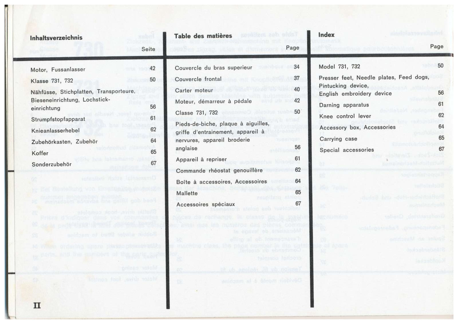 BERNINA 730 Sewing Machine Illustrated Parts Manual - WIRE BOUND - TOUGH COVERS
