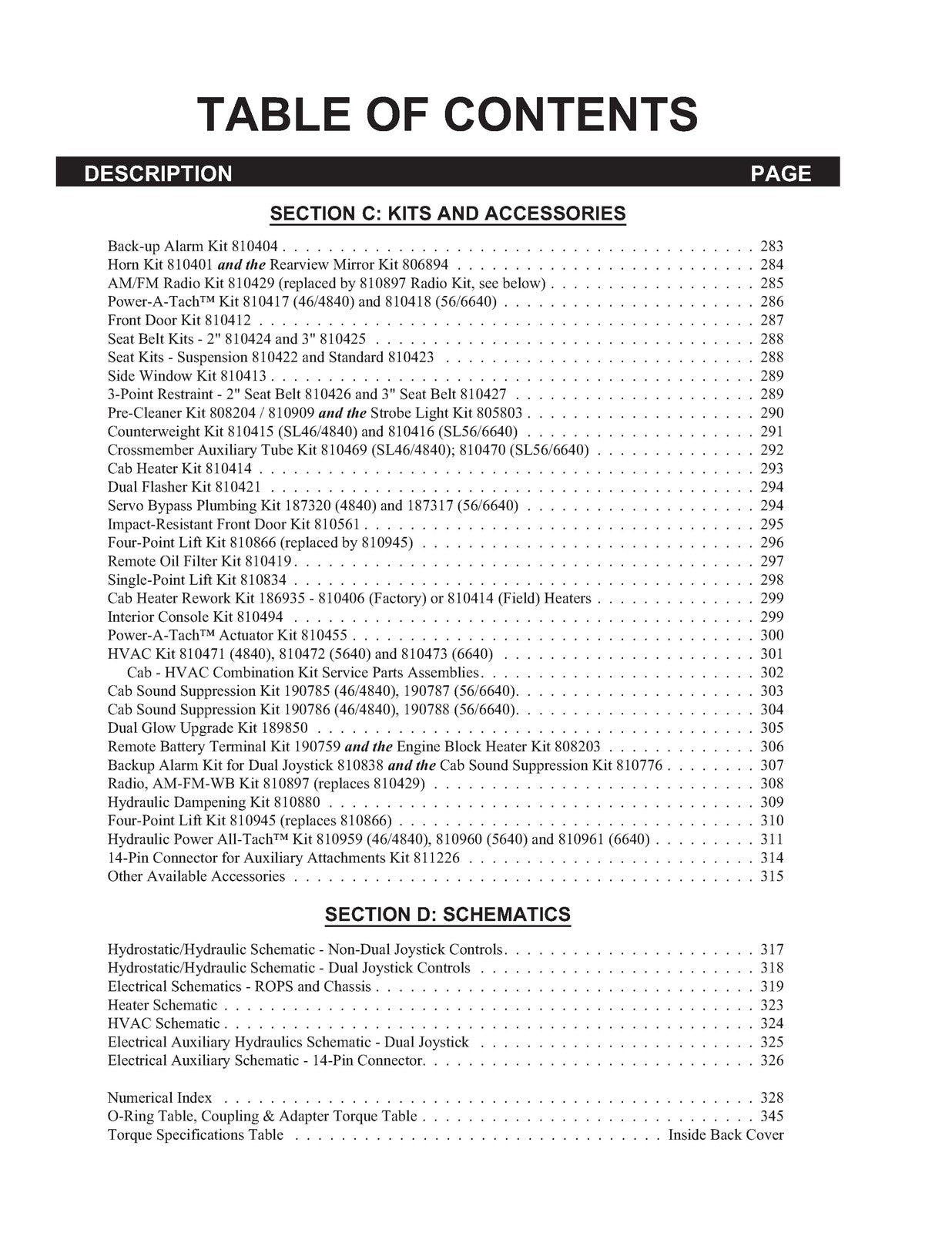 GEHL SL4640 4840 5640 SL6640E PARTS MANUAL - STEEL WIRE BOUND TOUGH COVERS