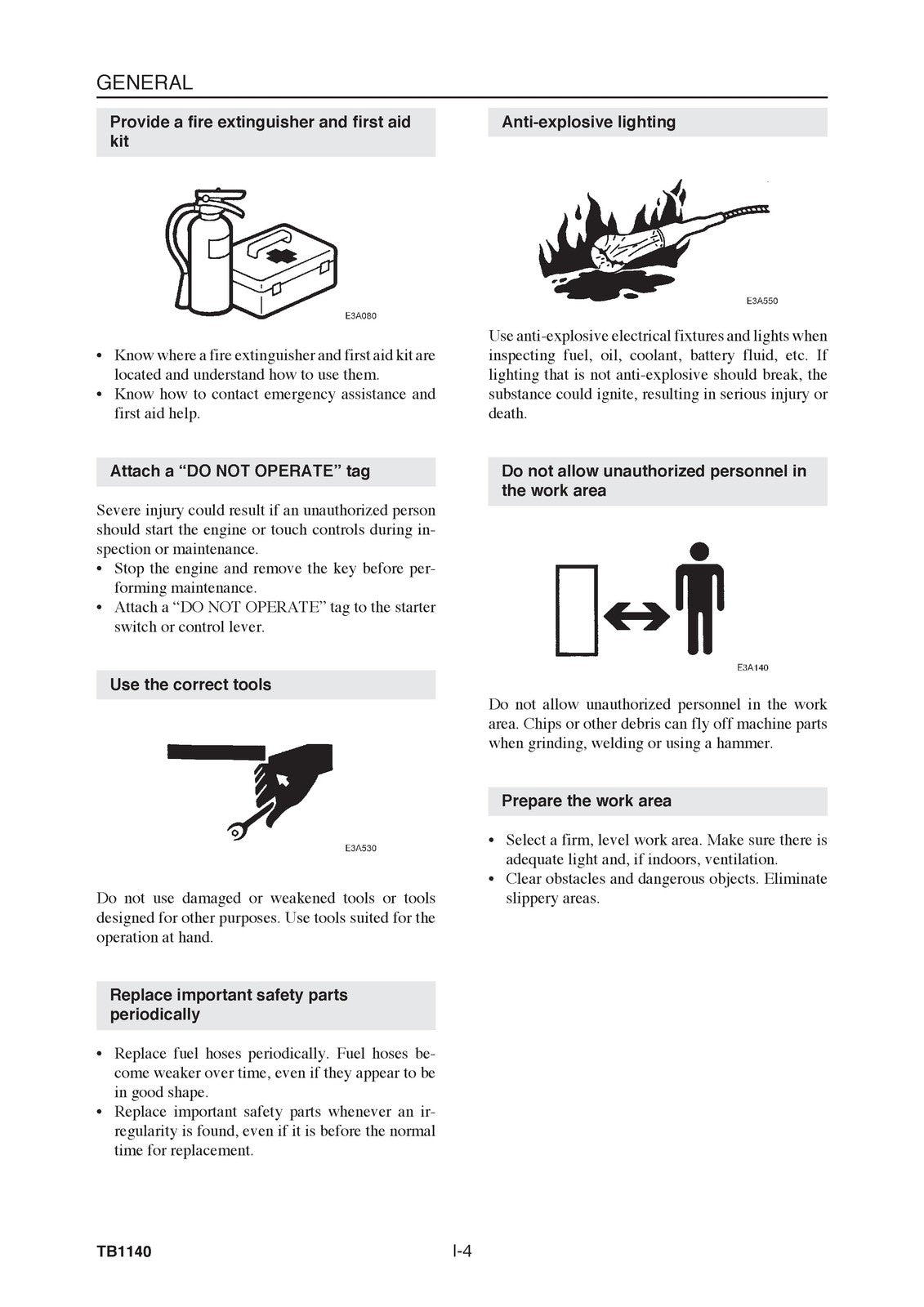 TAKEUCHI TB1140 Hydraulic Excavator Service Manual SN 51400007 Up, FOLDOUTS