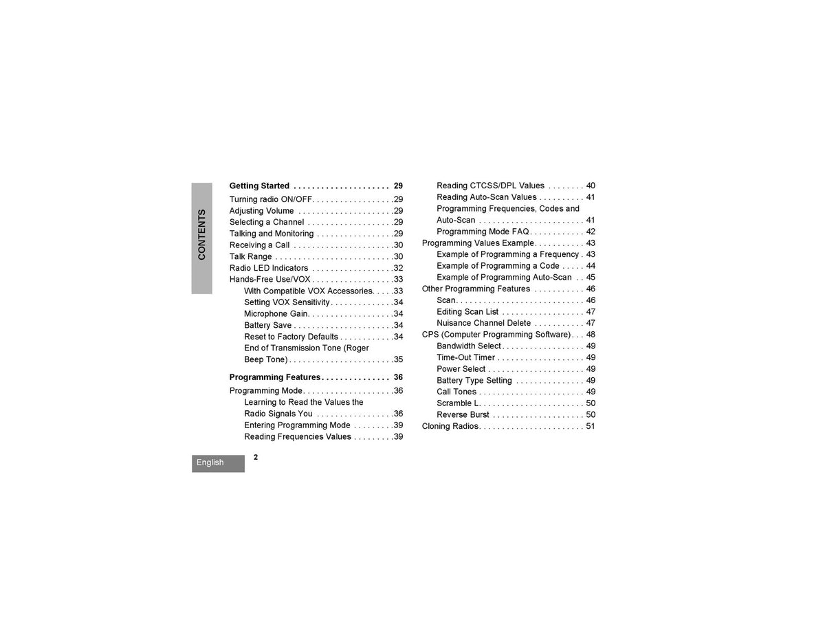MOTOROLA RDX Series RDU2020 RDV2020 RDU4100 RDV5100 Two-Way User Guide 2007