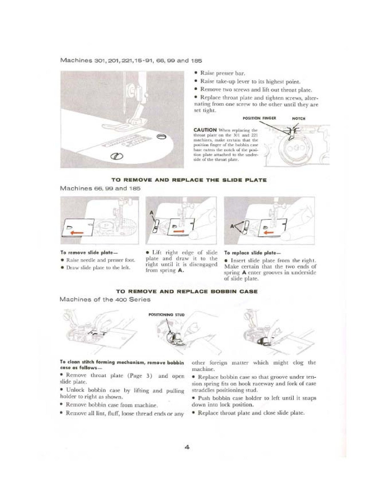 SINGER Students Manual Care  Regulate Your Sewing Machine - WIRE BOUND