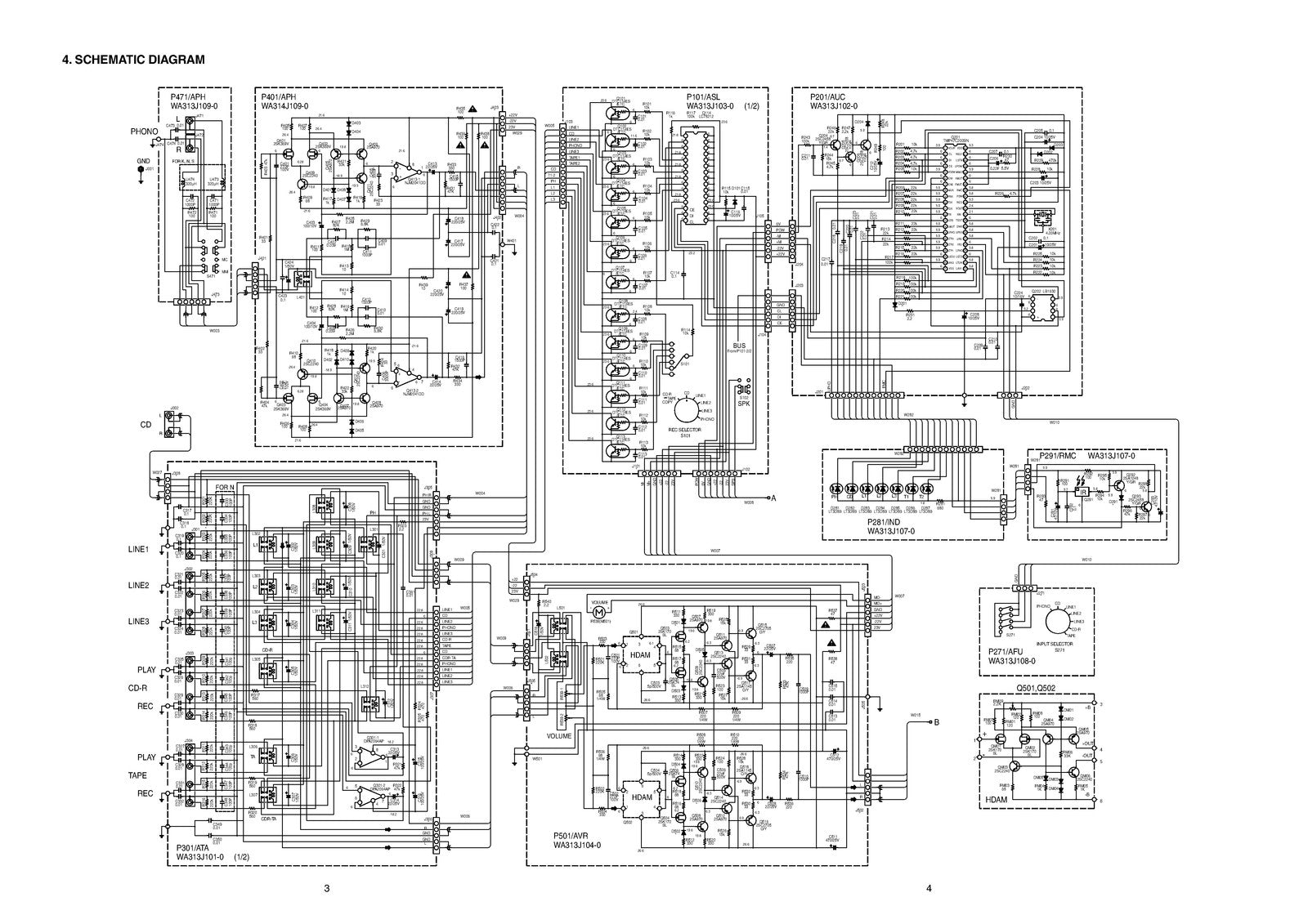 MARANTZ PM-17SA PM-17mkII Integrated Amplifier Service Manual 1999 - WIRE BOUND