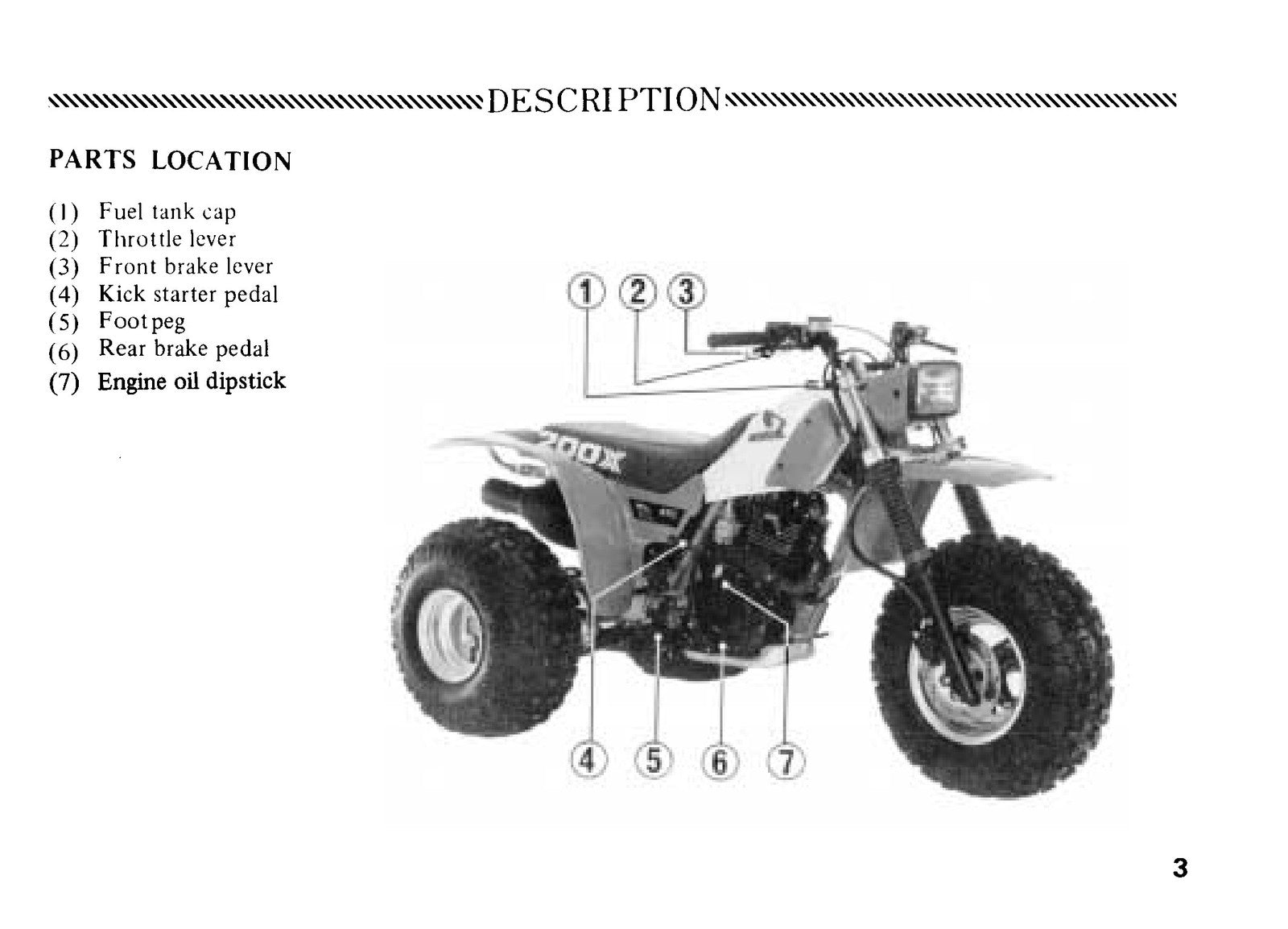 HONDA ATC200X All-Terrain Cycle Owners Manual 1985 - WIRE BOUND - TOUGH COVERS