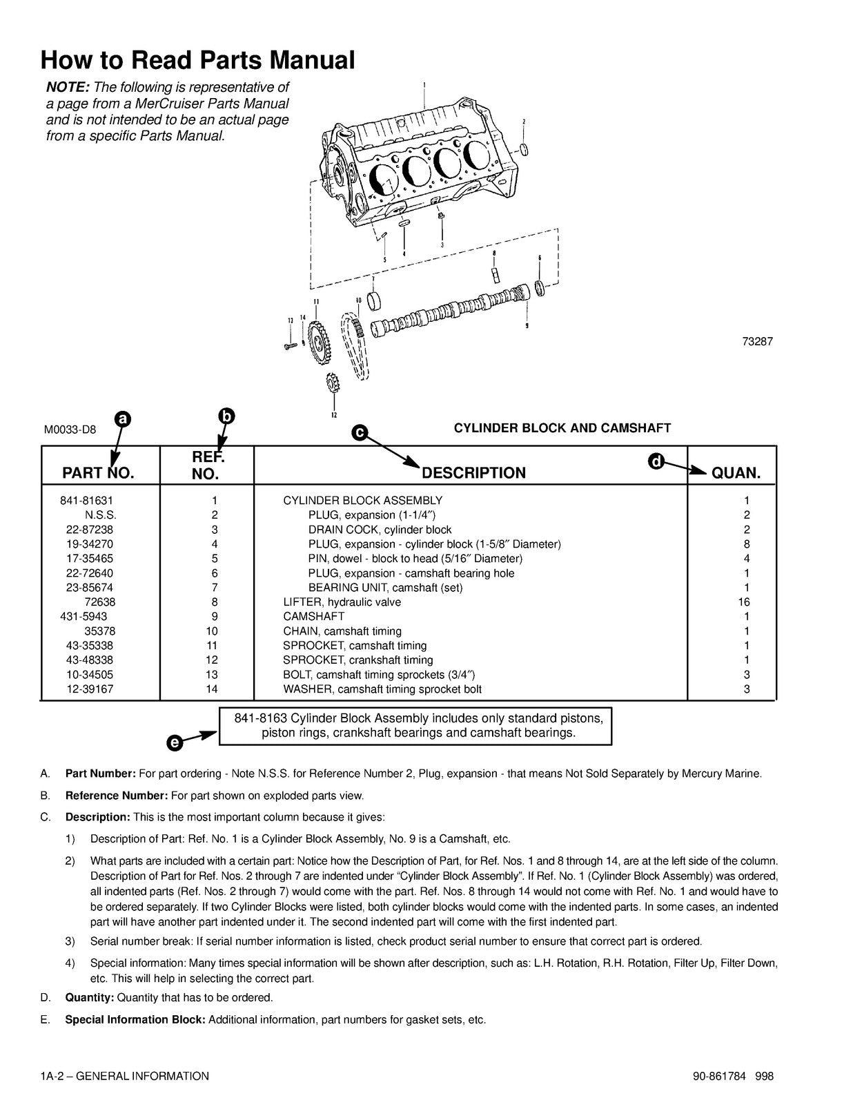 MERCURY MERCRUISER NO 27 MARINE ENGINES V8 DIESEL D73L D-TRONIC SERVICE MANUAL