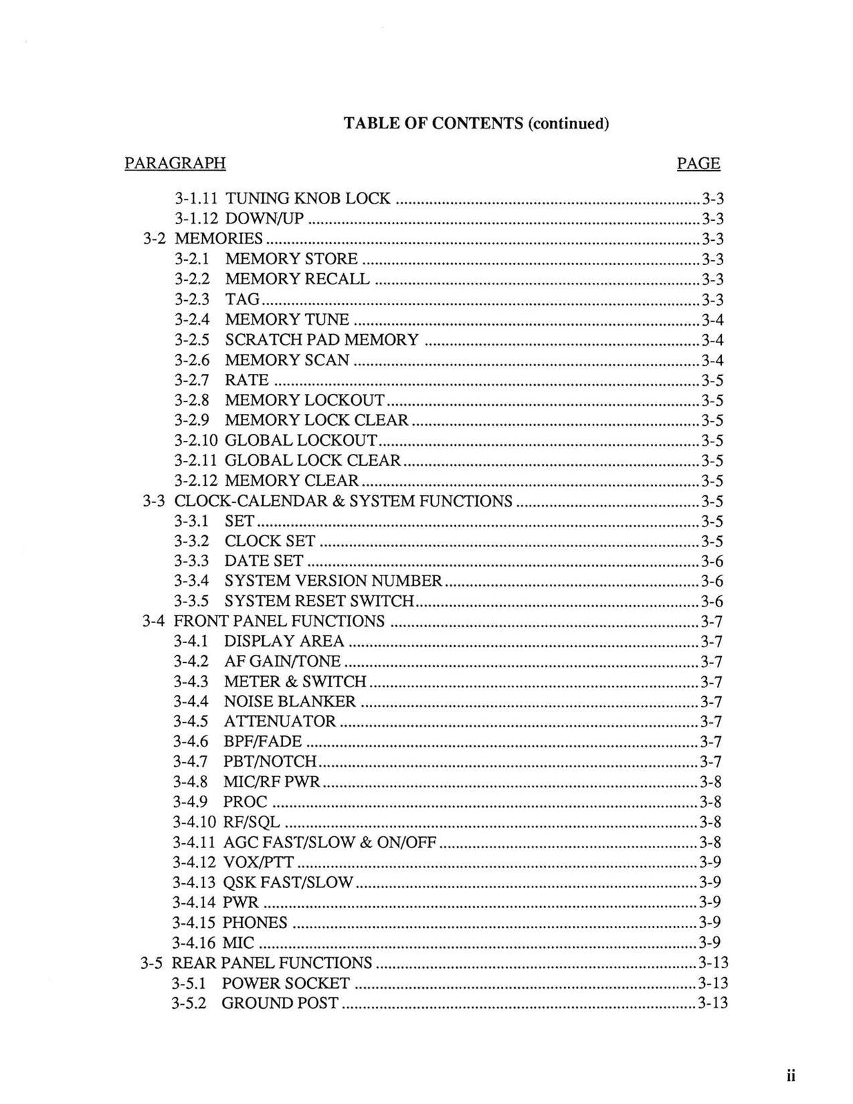 TEN TEC Paragon Model 585 All Band HF Receiver Owners Manual, FOLDOUTS