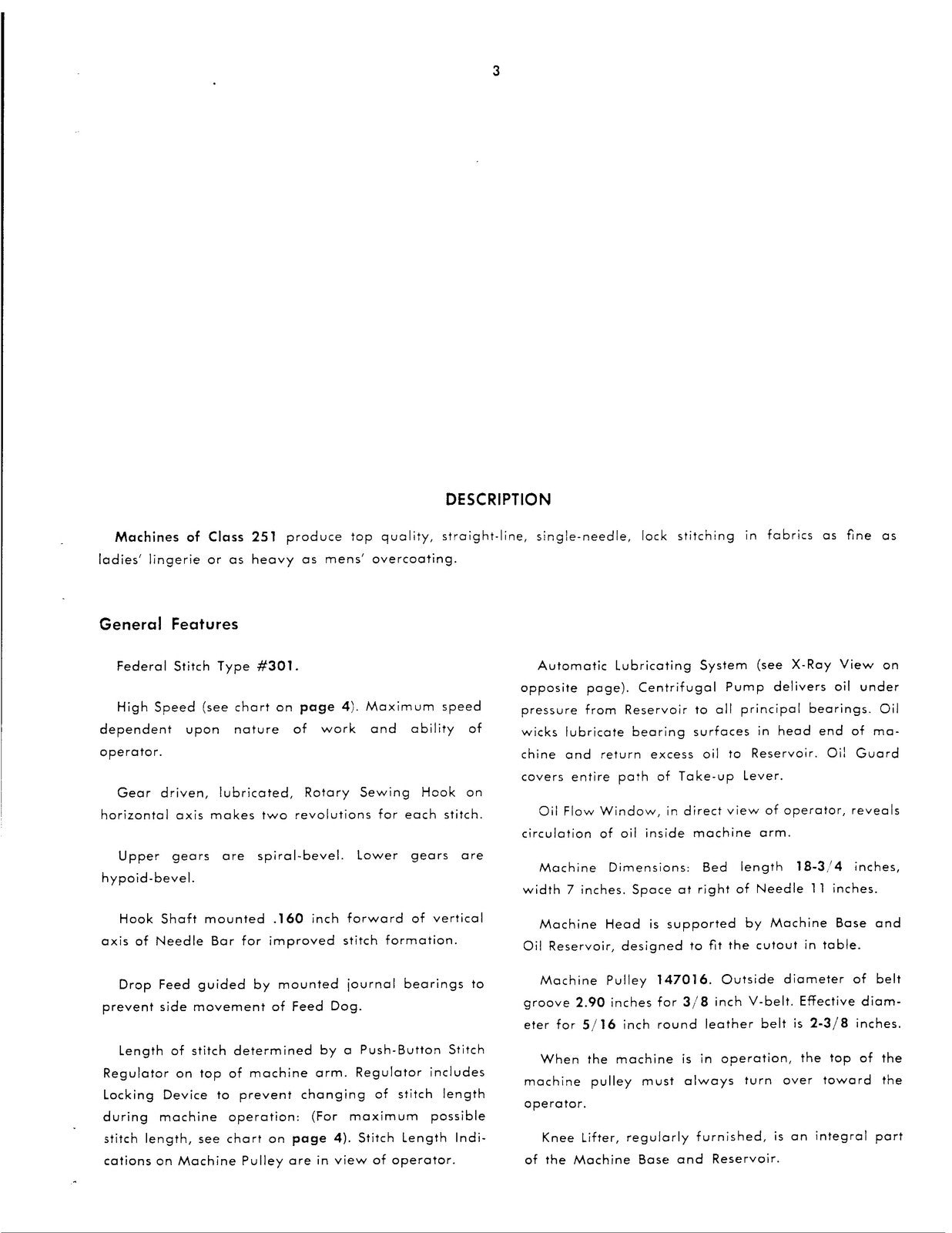 SINGER 251 Sewing Machine Service Manual - STEEL WIRE BOUND - PROTECTIVE COVERS