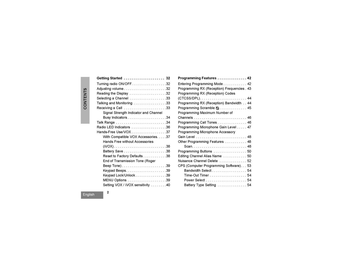 MOTOROLA RDX Series RDU2080d RDV2080d RDU4160d Two-way User Guide 2007 - BOUND