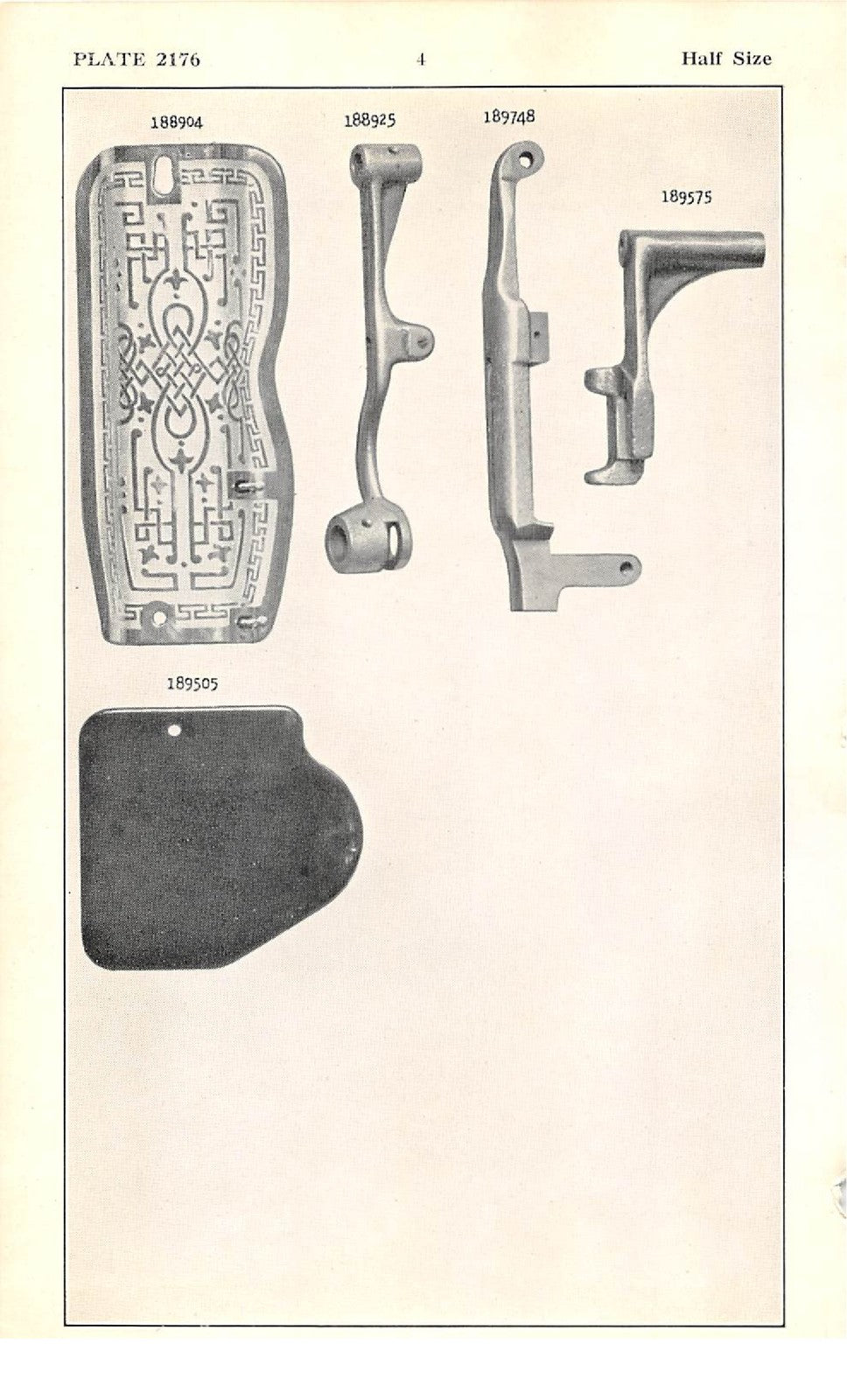 SINGER 206K10 K11 K18 K19 ILLUSTRATED LIST OF PARTS MANUAL - WIRE BOUND - COVERS