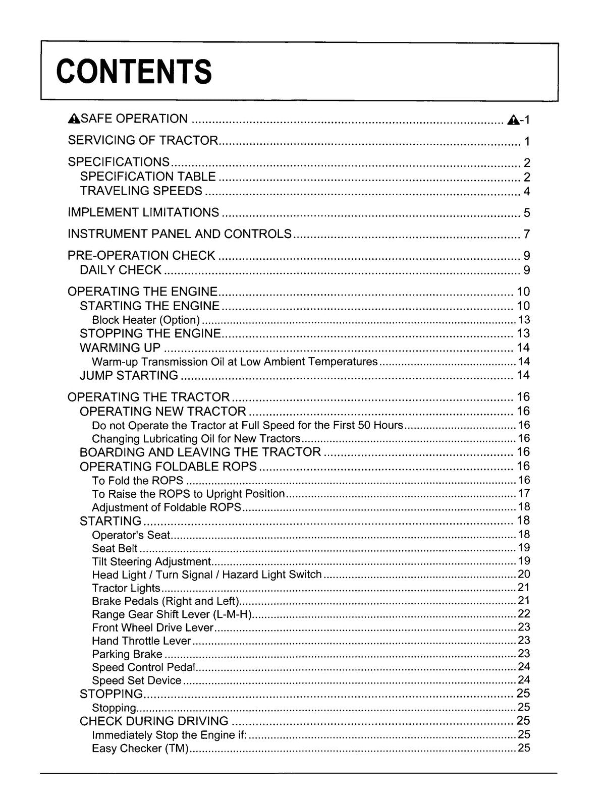 KUBOTA B2301 B2601 Operators & Service Manual BUNDLE - WIRE BOUND - TOUGH COVERS