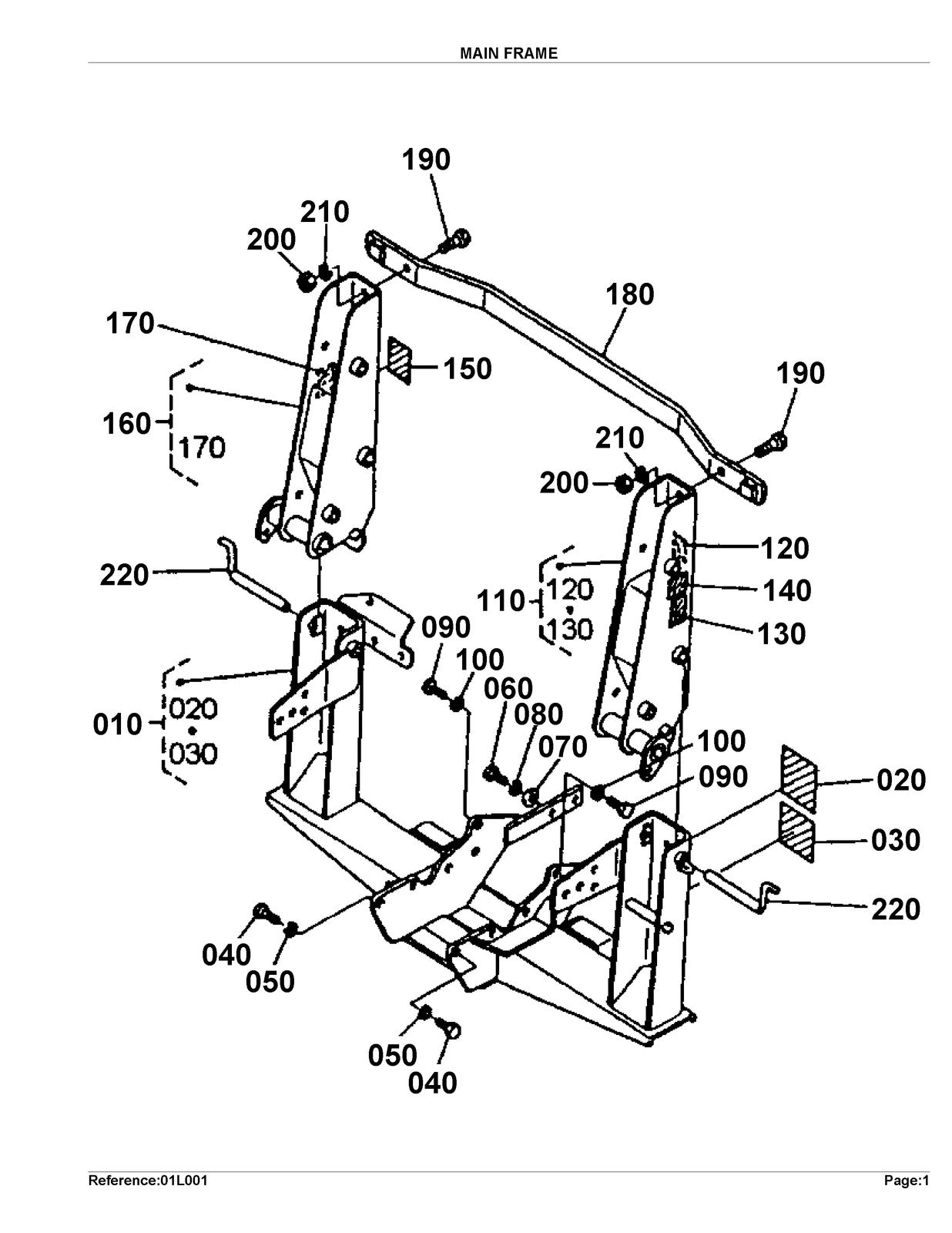 KUBOTA LA351 Loader Illustrated Parts List Manual - WIRE BOUND - TOUGH COVERS