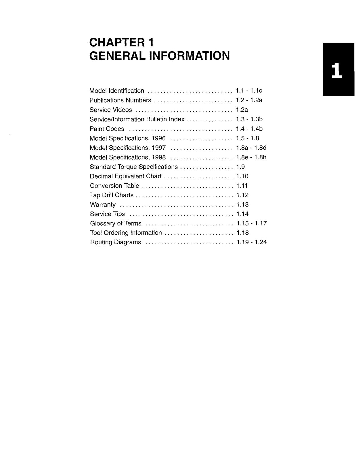 POLARIS ATV And Light Utility Vehicle Service Manual 1996-1998, FOLDOUTS