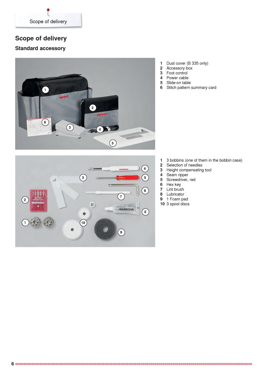 BERNINA 325 335 Sewing Machine User Manual 2018 - WIRE BOUND - TOUGH COVERS